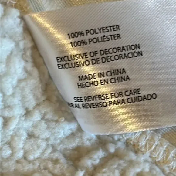 NEW Eddie Bauer Ivory Fleece Jacket - Picture 6 of 8